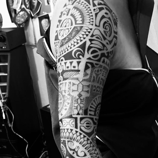 Polynesian-Dotwork